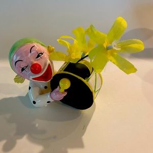 Vintage Clown Toothpick Holder